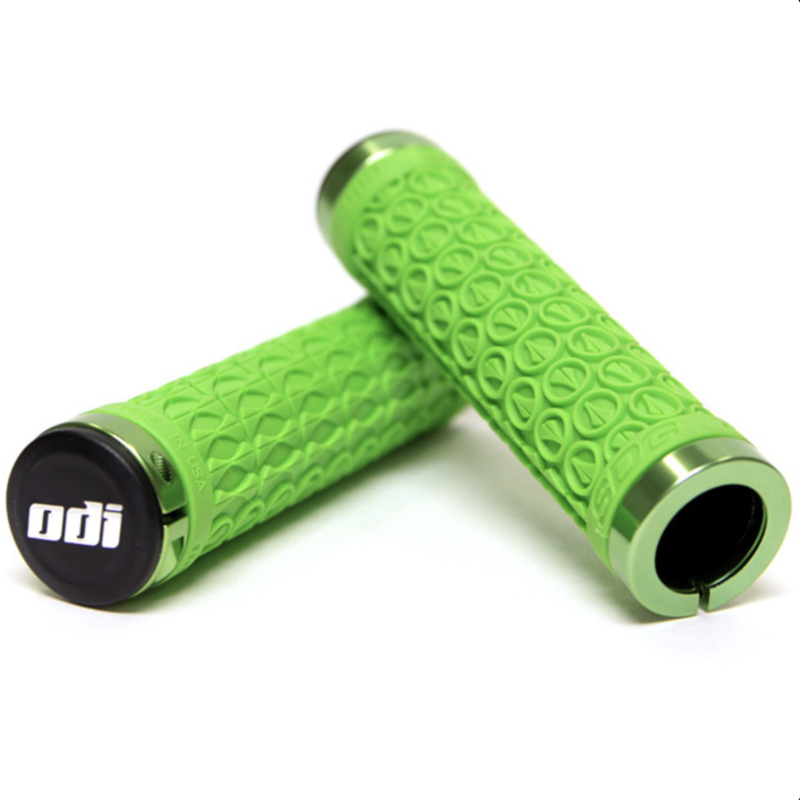 ODI SDG MTB Lock-On MTB Handlebar Grips 130mm Green/Black-1